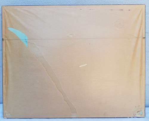 A framed behind glass print of the Boer war