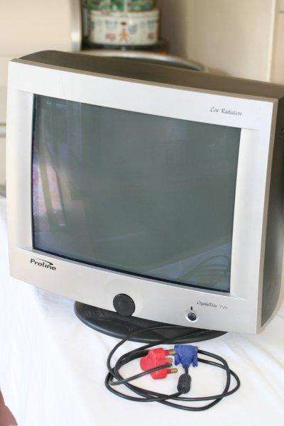 LARGE PROLINE MONITOR WITH CABLES - WORKING CONDITION!