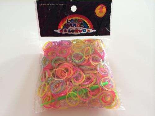 Rainbow loom bands - Glow in the dark (600 pcs)