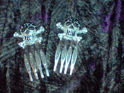 Skull Hair Combs
