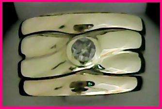 LOVELY!!!!! 9ct Yellow & Rose gold ring with genuine Diamond
