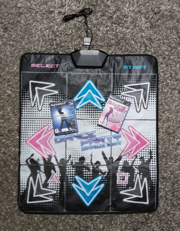 PS2 Dance Party Dance Mat + Games