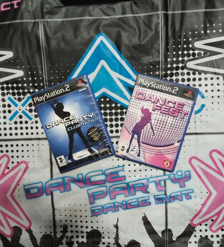 PS2 Dance Party Dance Mat + Games