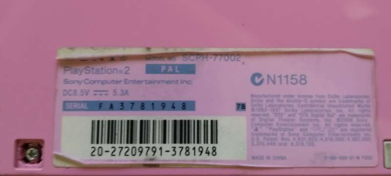 **VERY RARE** Sony PlayStation 2 Slim Limited Edition Pink Console
