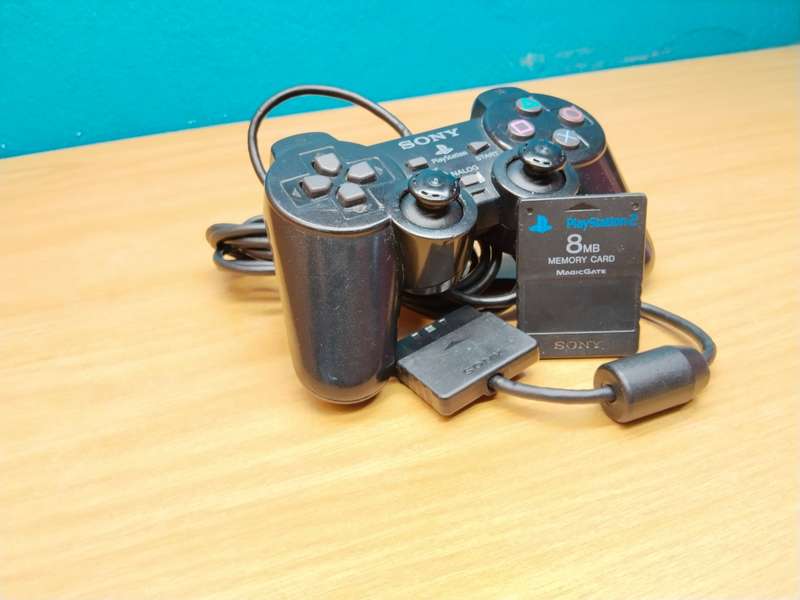 Sony Playstation 2 Remote and Memory Card
