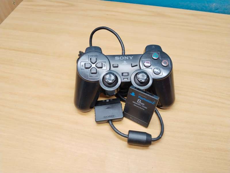 Sony Playstation 2 Remote and Memory Card