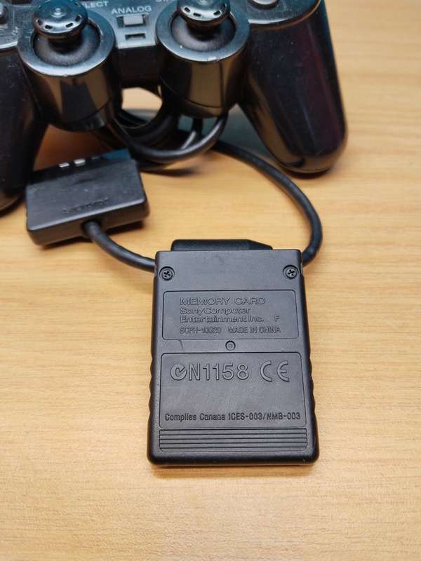 Sony Playstation 2 Remote and Memory Card