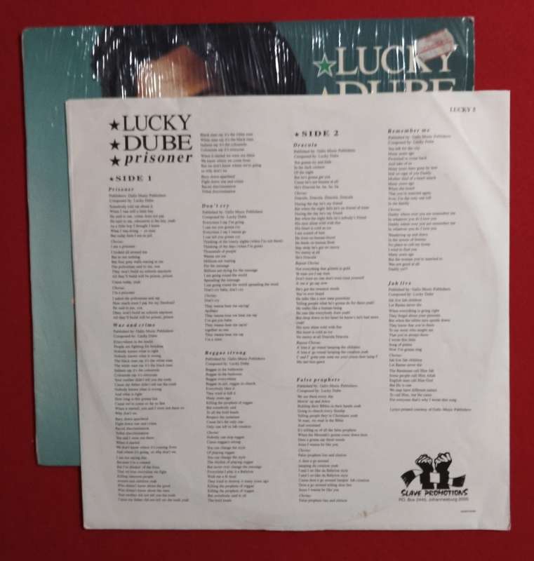 LUCKY DUBE - PRISONER - VINYL LP