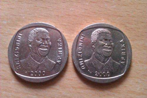 Mandela 2000 R5 "SMILEY" Coin