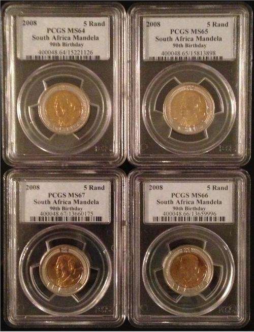 MS64+MS65+MS66+MS67 2008 R5 90th Birthday PCGS