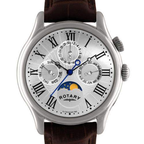 Rotary Gents White Case Watch