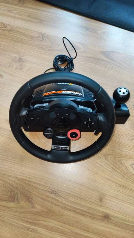 Logitech Driving Force GT Force Feedback sim racing wheel and pedals for PC and PS3 (some PS4)