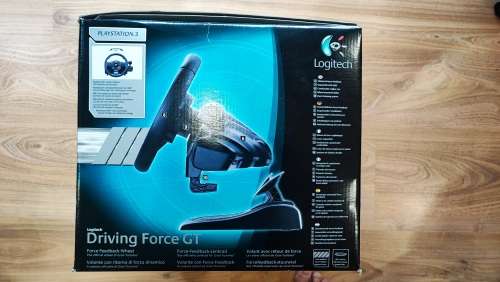 Logitech Driving Force GT Force Feedback sim racing wheel and pedals for PC and PS3 (some PS4)