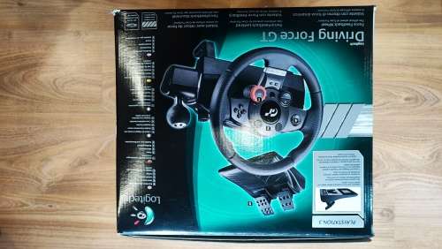 Logitech Driving Force GT Force Feedback sim racing wheel and pedals for PC and PS3 (some PS4)