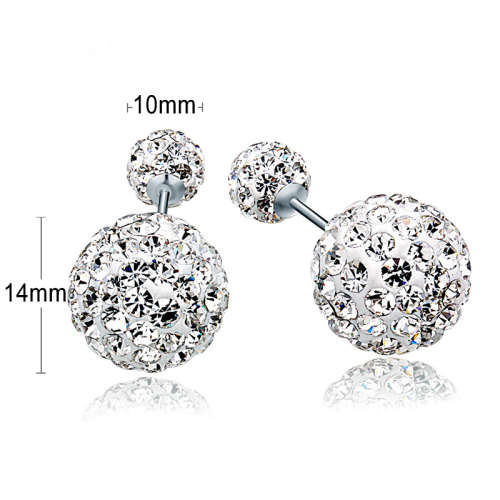 {Sterling Silver} Disco Ball studs