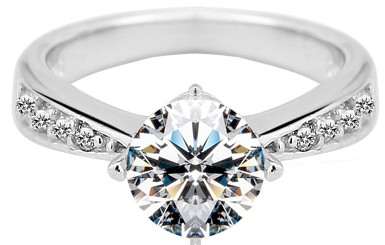 SOLITAIRE DIAMOND CZ RING