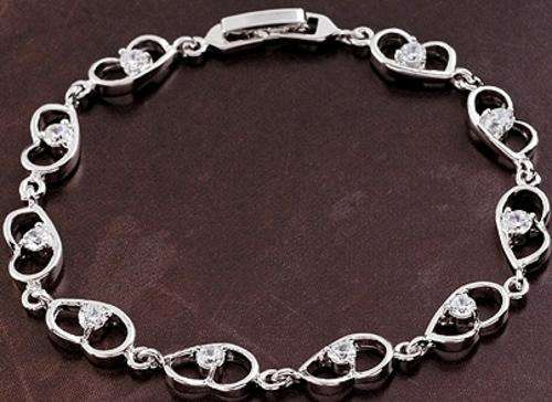 Brilliant Cz Non Tarnish Bracelet