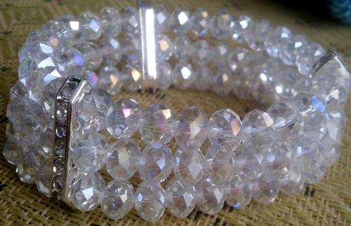 Glittering 3 Row Bracelet