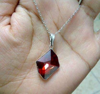 Fire Red Swarovski Necklace