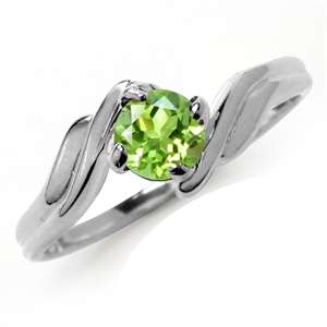 PRICE CUT: NATURAL PERIDOT SWIRL RING