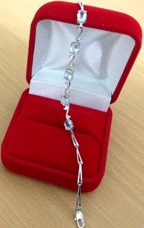 {CRAZY R1 START!} Exquisite {Genuine} 2.50ct Topaz {925 Silver} Bracelet