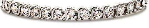 {CRAZY R1 START!} Exquisite 18k White Gold Water Drop Bracelet