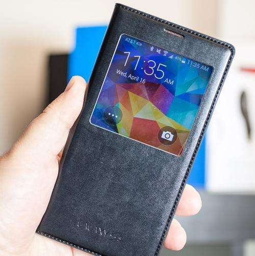 S View Leather cases for Samaung S5 *DEAL* FREE postage