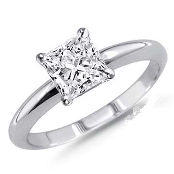 1CT Princess Solitaire- FREE SHIPPING