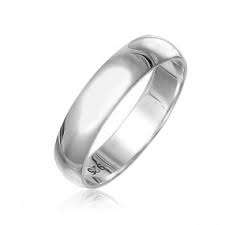 SOLID STERLING SILVER UNISEX WEDDING BAND