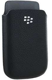 BLACKBERRY LEATHER POUCH