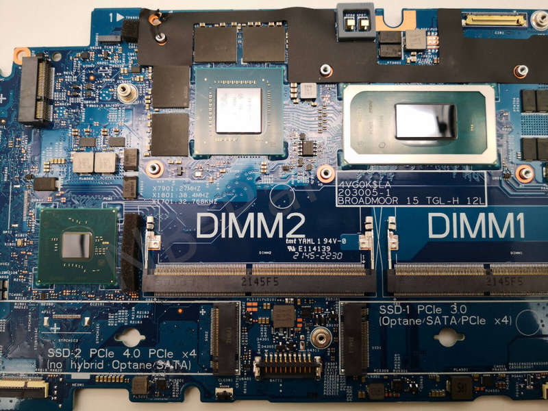 Dell Precision 3561 Laptop Workstation i7-11850H CPU Motherboard