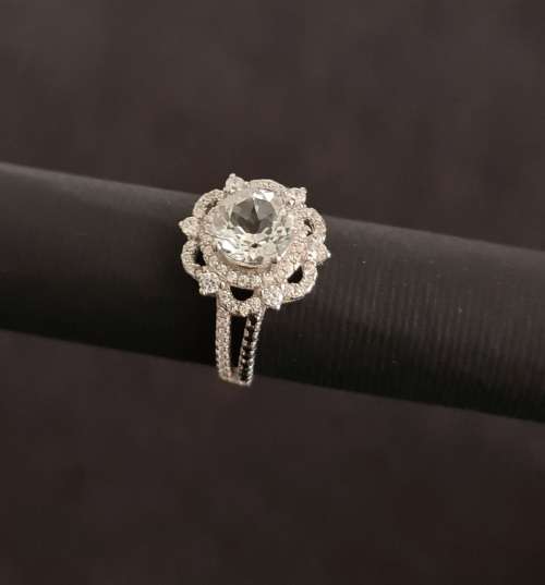 ***2CT SOLID 925 STERLING SILVER RING***
