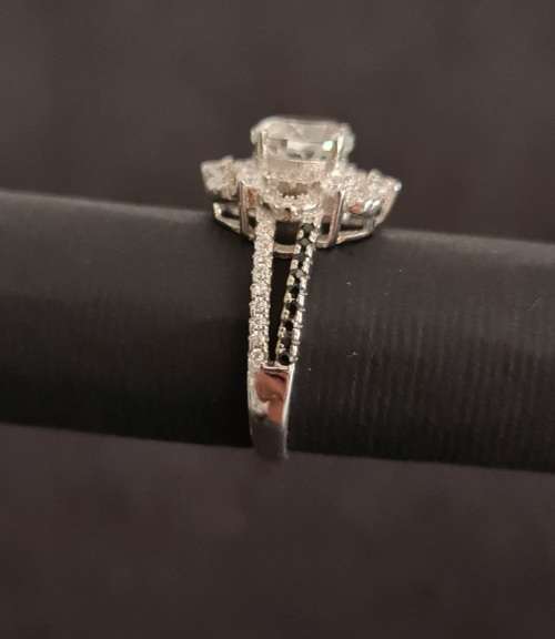 ***2CT SOLID 925 STERLING SILVER RING***