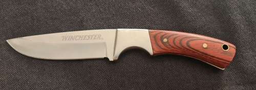***Winchester Small Wood Handle Fixed Blade Knife***