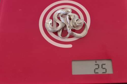 STUNNING WIDE FLAT STERLING SILVER 925 SNAKE CHAIN.