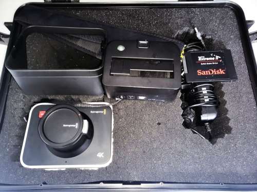 Blackmagic Design Production Camera 4K (EF Mount) For Sale with Vanguard Supreme Series hard case!