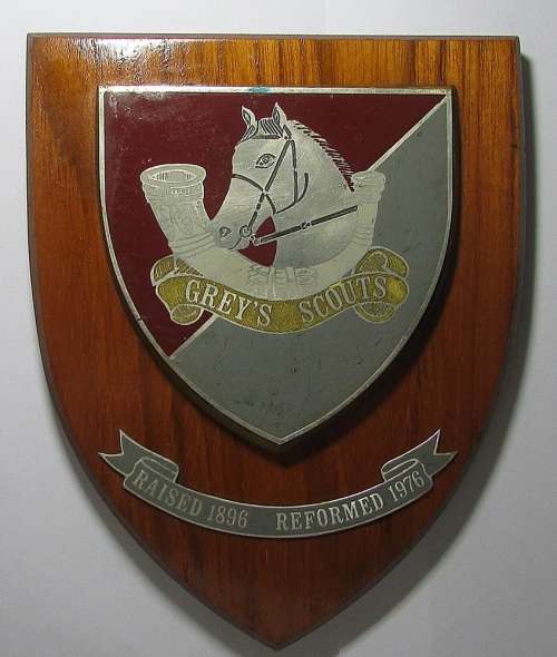 Rhodesia - Grey Scouts Commemorative Wall Plaque