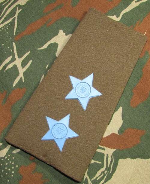 SADF -  Nutria SAAF Lieutenant Rank Board