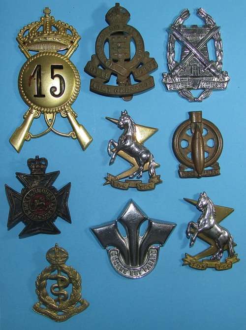 SADF/International - Collection of 9 Cap Badges