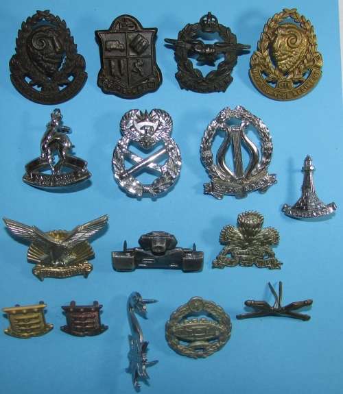 SADF - Collection of 16 Collar Badges