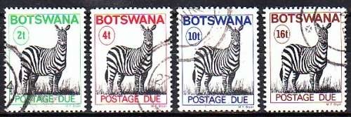 Botswana - Used Postage Due Lot