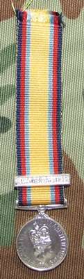 Gulf Medal 1990-91 Miniature