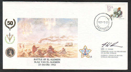 SADF - Limited Edition 1038/2000 - Battle of El-Alemein FDC
