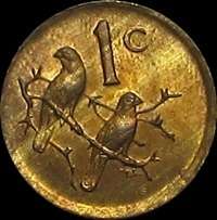 1982 Republic of South Africa One Cent Piece