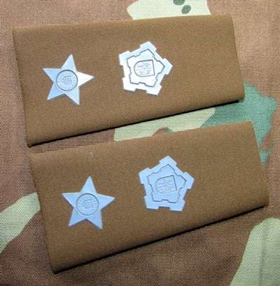 SADF - Air Force Commandant Slip on Ranks