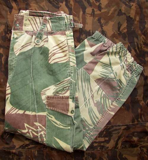 Rhodesian Bush War Camo Trousers ( Very Good Condition )