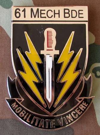 SADF - 61 Mechanised Infantry Battalion Commemorative Plaque