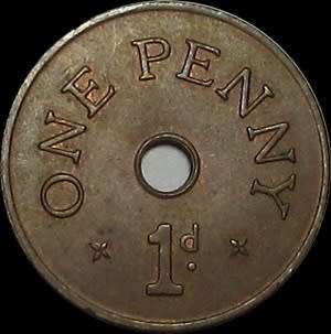 1966 Zambia Penny