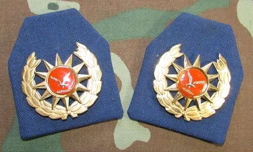 Namibia Police Force Warrant Officer Rank Pair