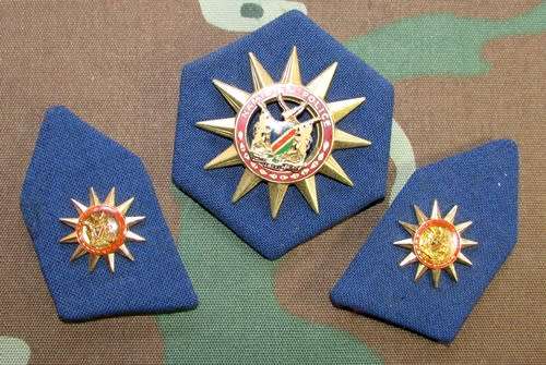 Namibia Police Force Cap and Collar Set